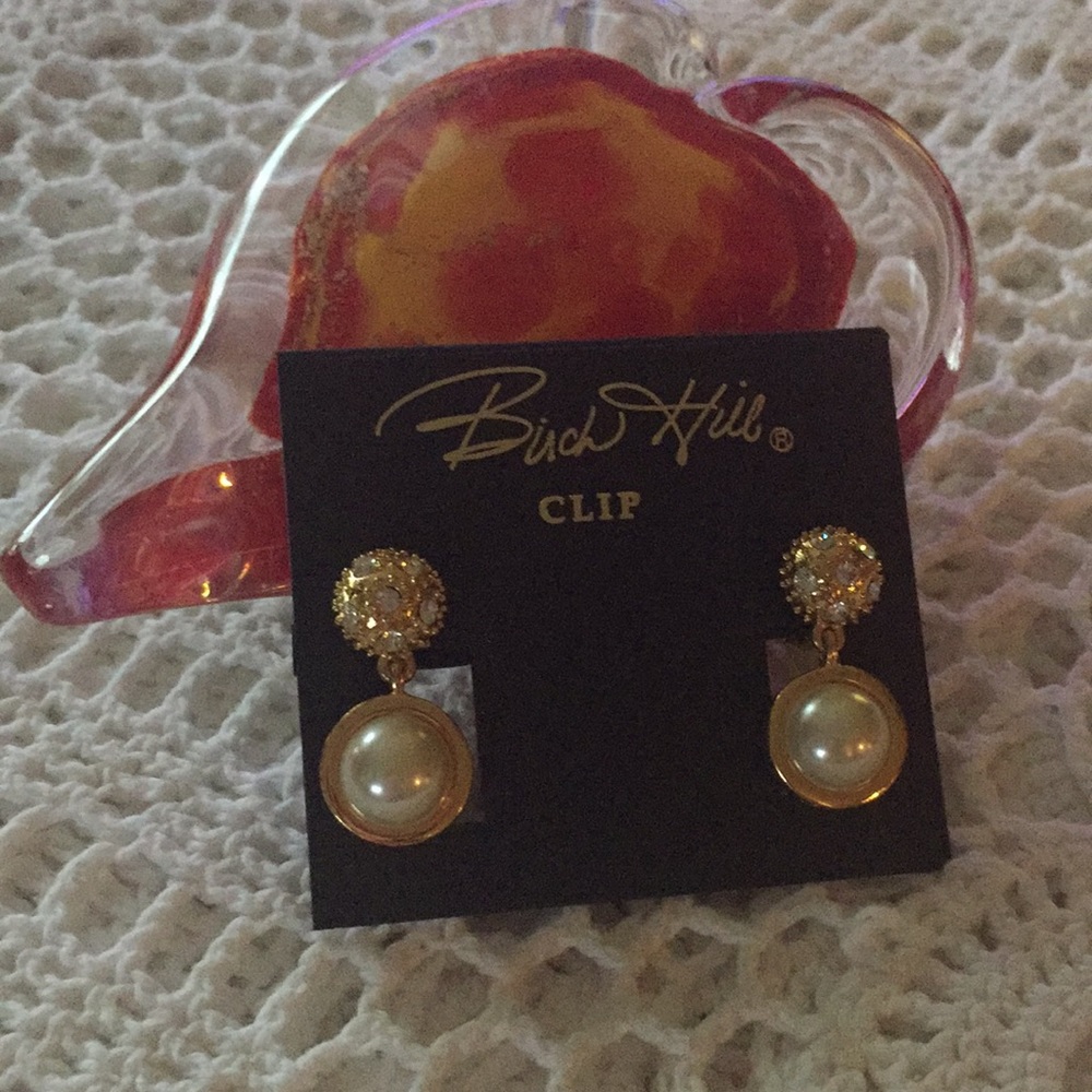 Birch Hill Clip On Dangle Earrings